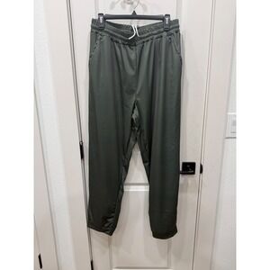 Unbranded Olive Green Jogger Scrub Set V-Neck Top Elastic Waist Pants XL 2